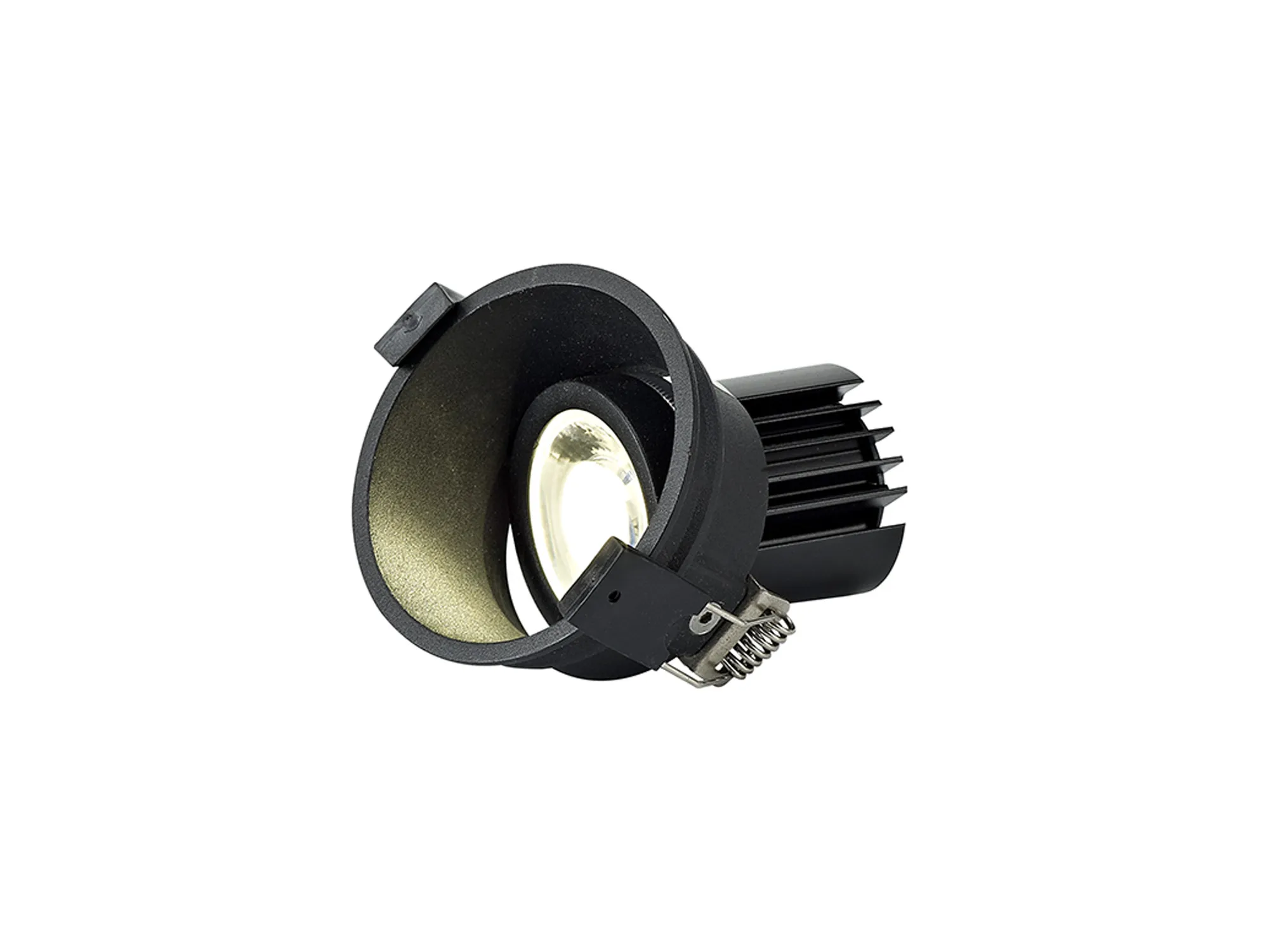 DM201670  Bania A 9 Powered by Tridonic  9W 2700K 770lm 24° CRI>90 LED Engine, 250mA Black Adjustable Recessed Spotlight, IP20